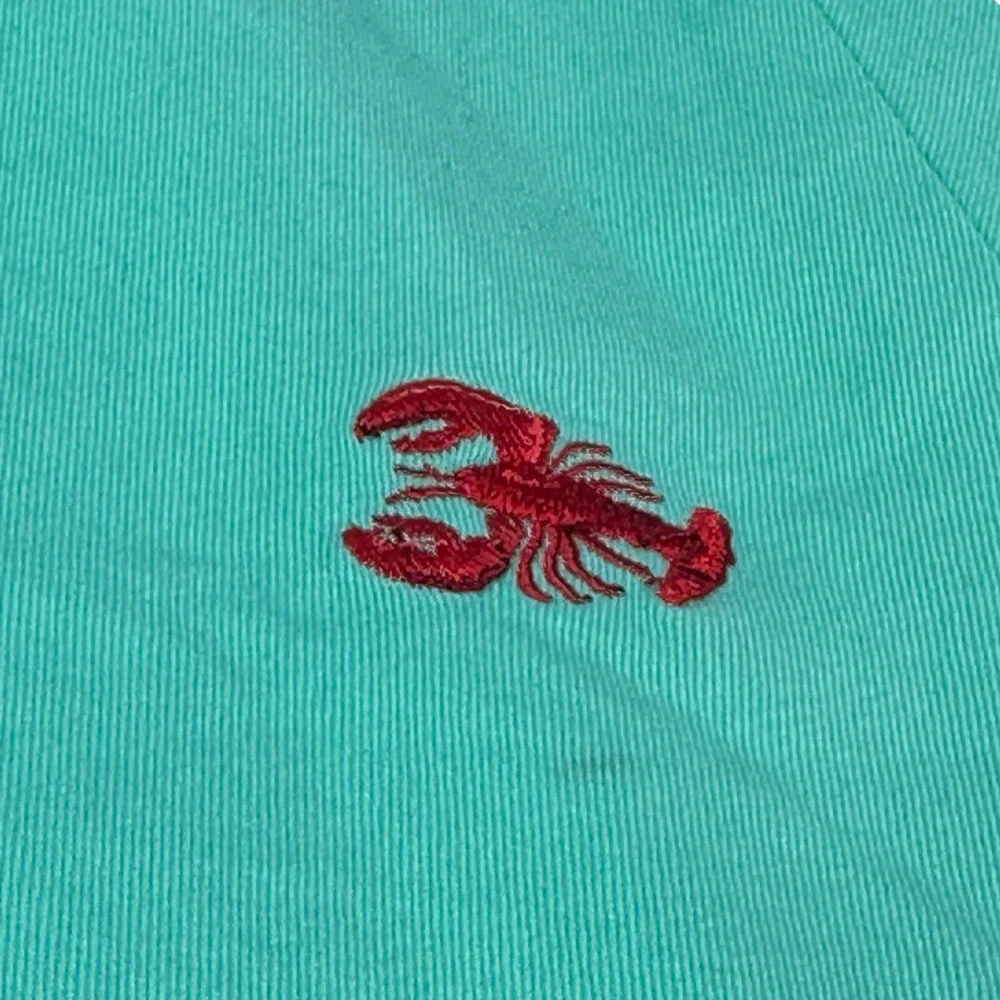 Castaway Cisco Short‎ Men’s 34 Aqua Blue Lobster Cotton Pockets Flat Front